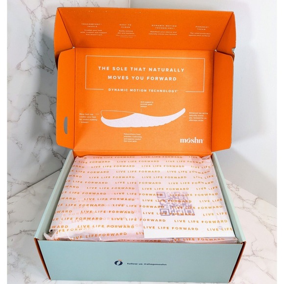 moshn Rhythm Orthotic Walking Athletic Shoe Lucent White Size 7 NEW IN BOX $170 - Picture 9 of 13